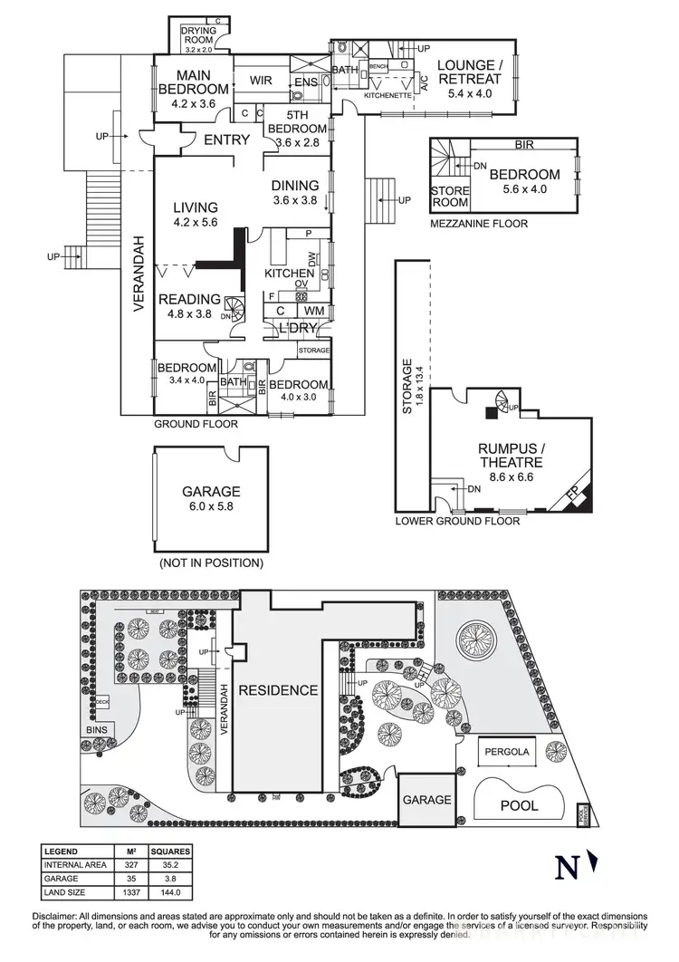 Floorplan of Homely house listing, 24 West End Road, Warrandyte VIC 3113