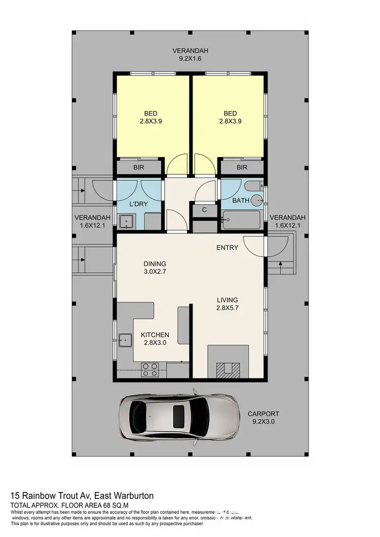 Floorplan of Homely house listing, 15 Rainbow Trout Avenue, East Warburton VIC 3799