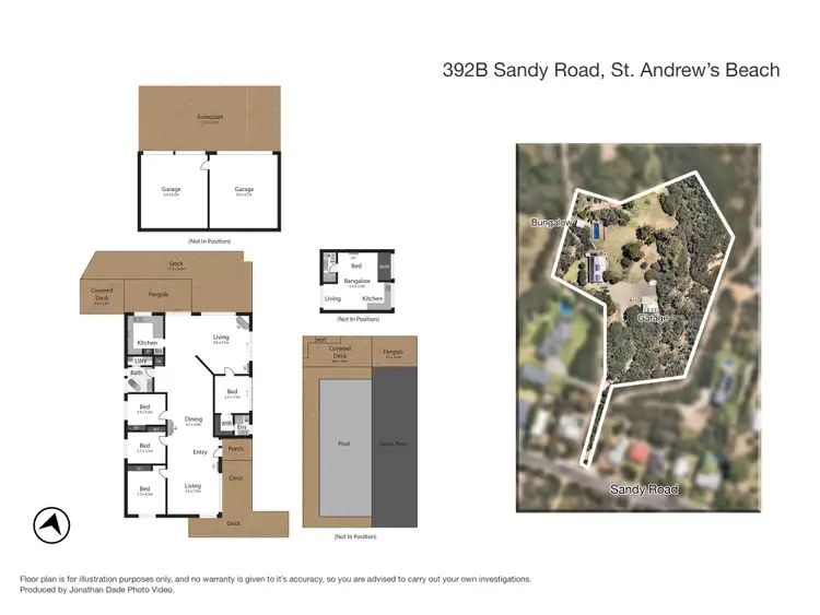 Floorplan of Homely house listing, 392B Sandy Road, St Andrews Beach VIC 3941