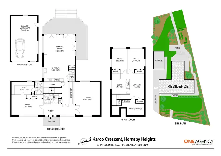 Floorplan of Homely house listing, 2 Karoo Crescent, Hornsby Heights NSW 2077