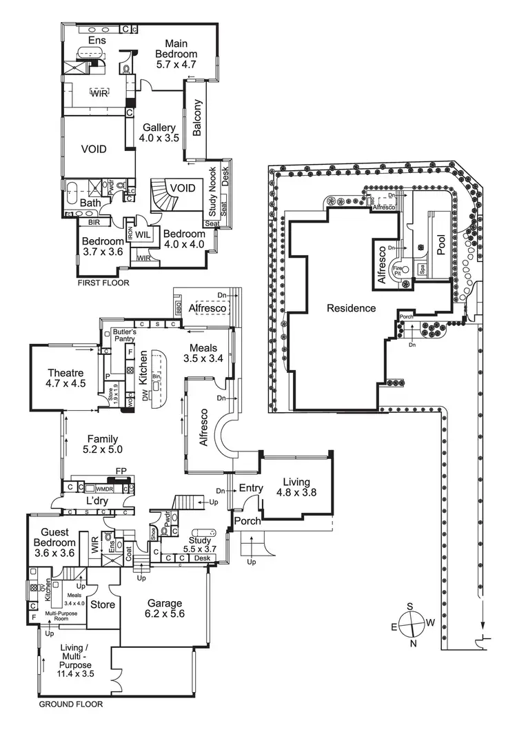 Floorplan of Homely house listing, 2/44 Langmore Lane, Berwick VIC 3806