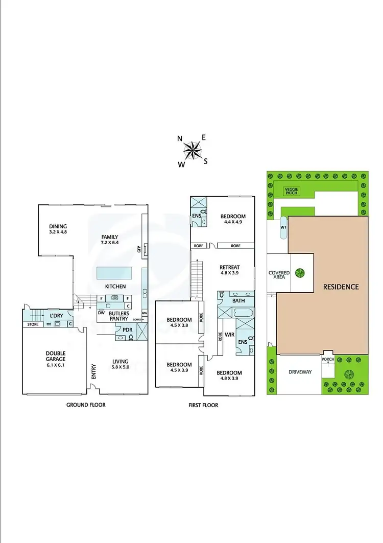 Floorplan of Homely house listing, 8 Moreton Close, Kew VIC 3101