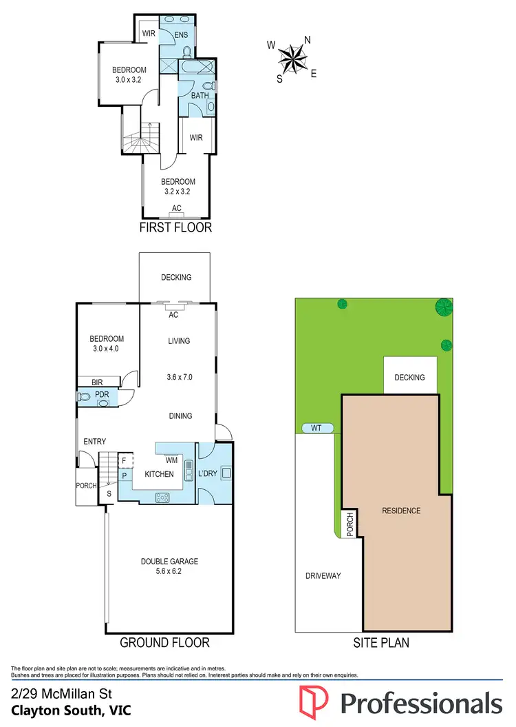 Floorplan of Homely townhouse listing, 2/29 McMillan Street, Clayton South VIC 3169