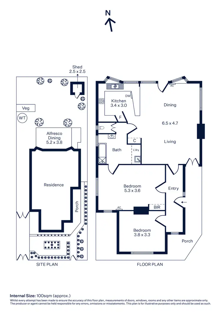 Floorplan of Homely house listing, 20 Tait Street, Newport VIC 3015