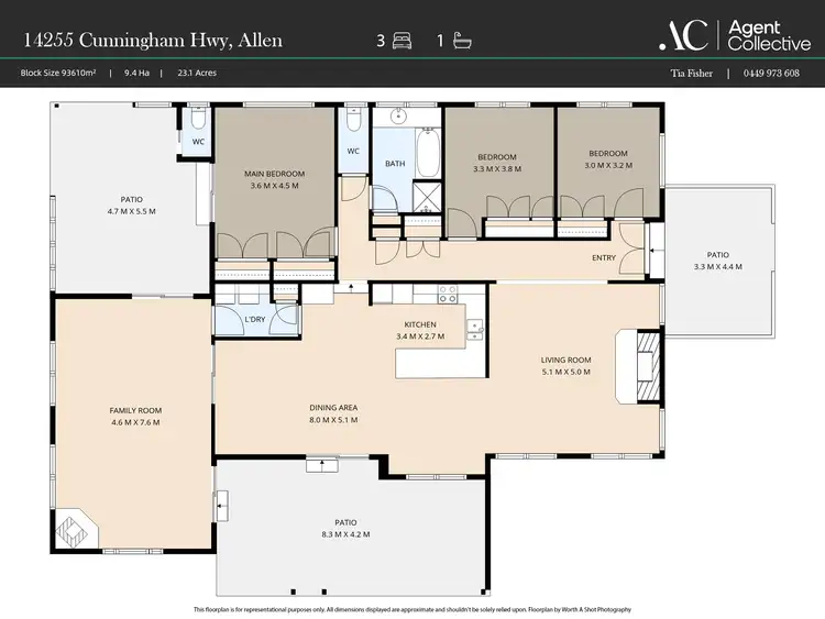 Floorplan of Homely rural property listing, 14255 Cunningham Highway, Allan QLD 4370