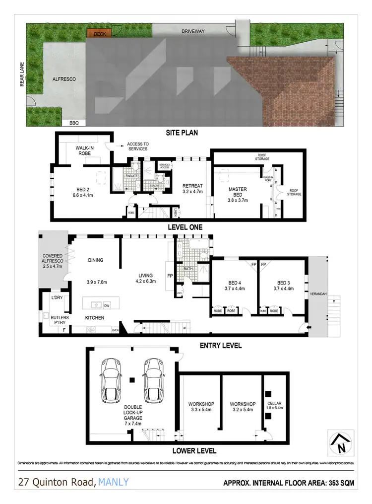 Floorplan of Homely house listing, 27 Quinton Road, Manly NSW 2095
