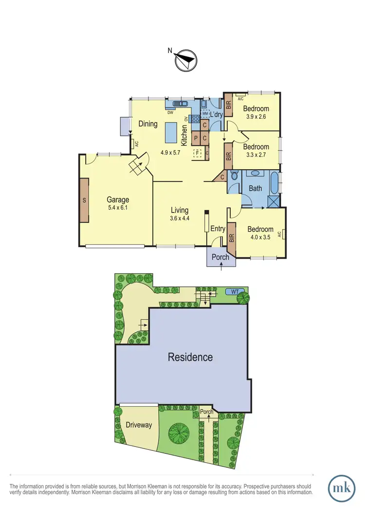 Floorplan of Homely unit listing, 1/38 Mountain View Road, Montmorency VIC 3094