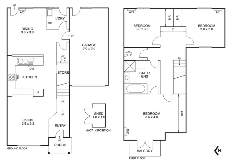 Floorplan of Homely townhouse listing, 24/19 Sovereign Place, Wantirna South VIC 3152