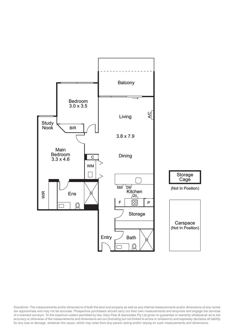 Floorplan of Homely apartment listing, 205/9-11 Belsize Avenue, Carnegie VIC 3163
