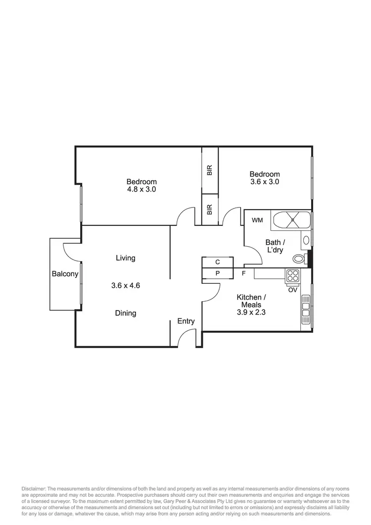Floorplan of Homely apartment listing, 14/483 Kooyong Road, Elsternwick VIC 3185
