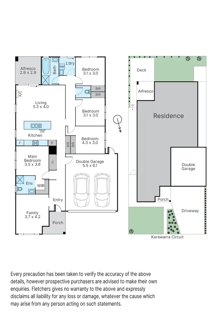 Floorplan of Homely house listing, 24 Karawarra Circuit, Cranbourne North VIC 3977