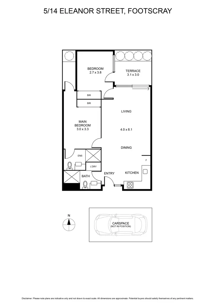 Floorplan of Homely apartment listing, 5/14 Eleanor Street, Footscray VIC 3011