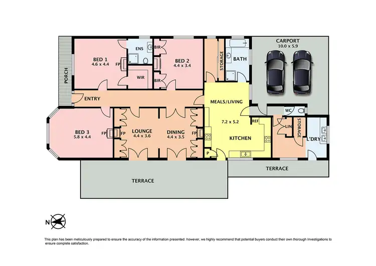 Floorplan of Homely house listing, 48 Forest Street, Woodend VIC 3442