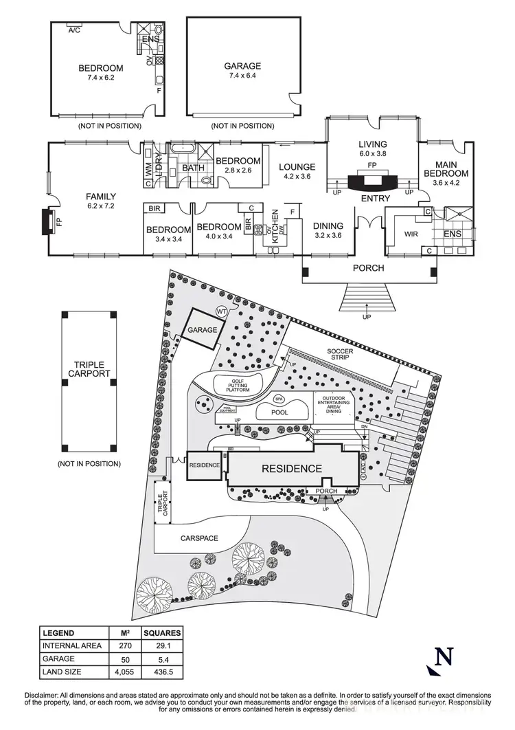 Floorplan of Homely house listing, 10 Tadstan Place, Donvale VIC 3111