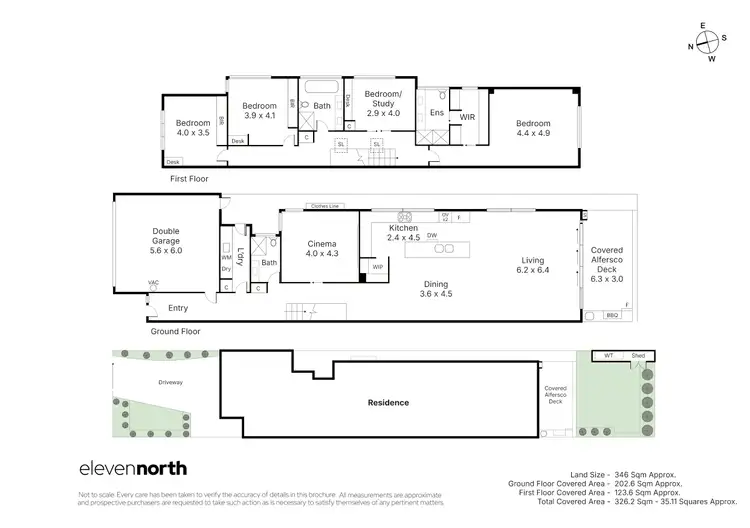Floorplan of Homely townhouse listing, 220B Nepean Highway, Parkdale VIC 3195