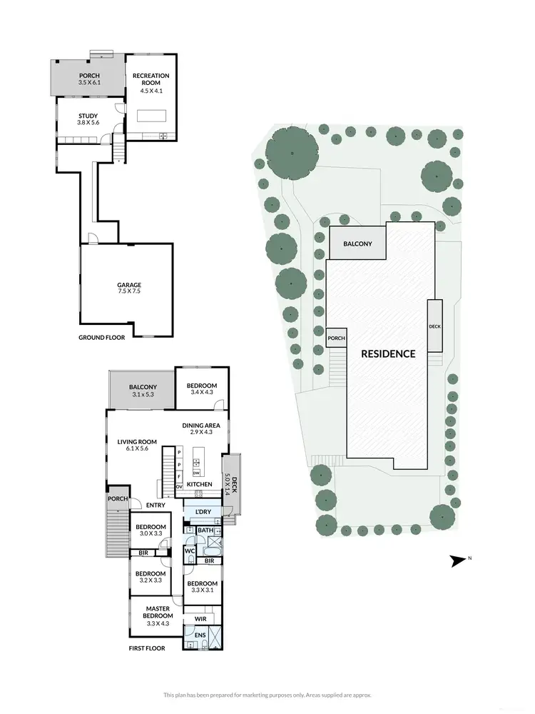 Floorplan of Homely house listing, 13 Brendan Avenue, Doncaster VIC 3108
