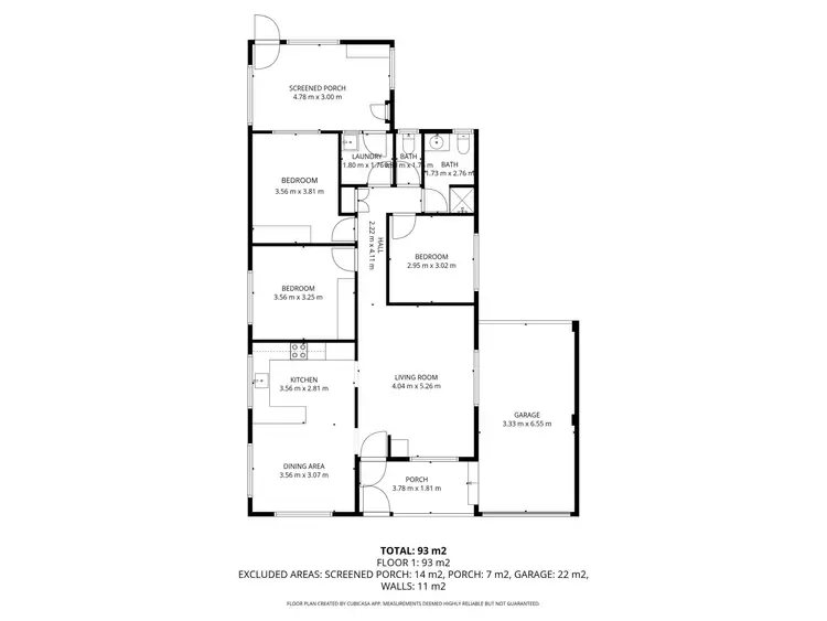 Floorplan of Homely house listing, 8 Derrilin Drive, Gympie QLD 4570