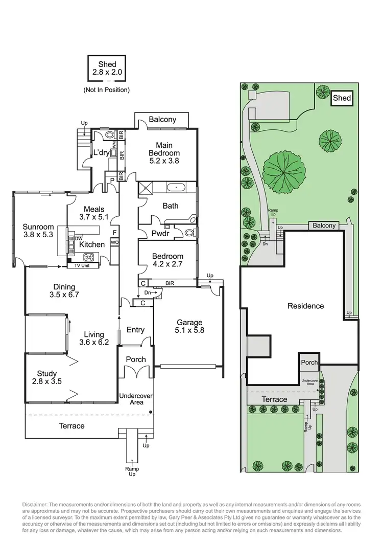 Floorplan of Homely house listing, 6 Labassa Grove, Caulfield North VIC 3161