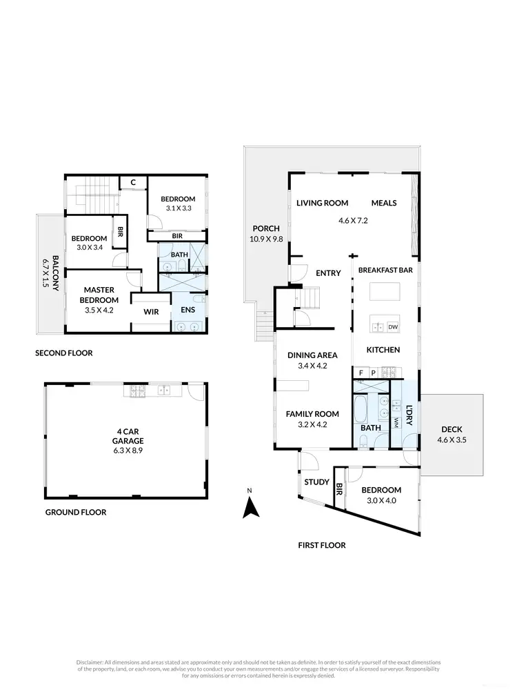 Floorplan of Homely house listing, 6 Rimmer Place, Doncaster East VIC 3109