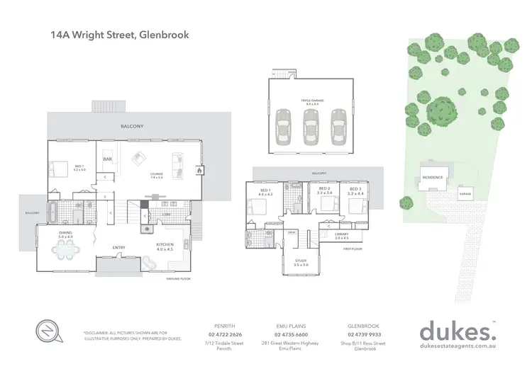 Floorplan of Homely house listing, 14A Wright Street, Glenbrook NSW 2773