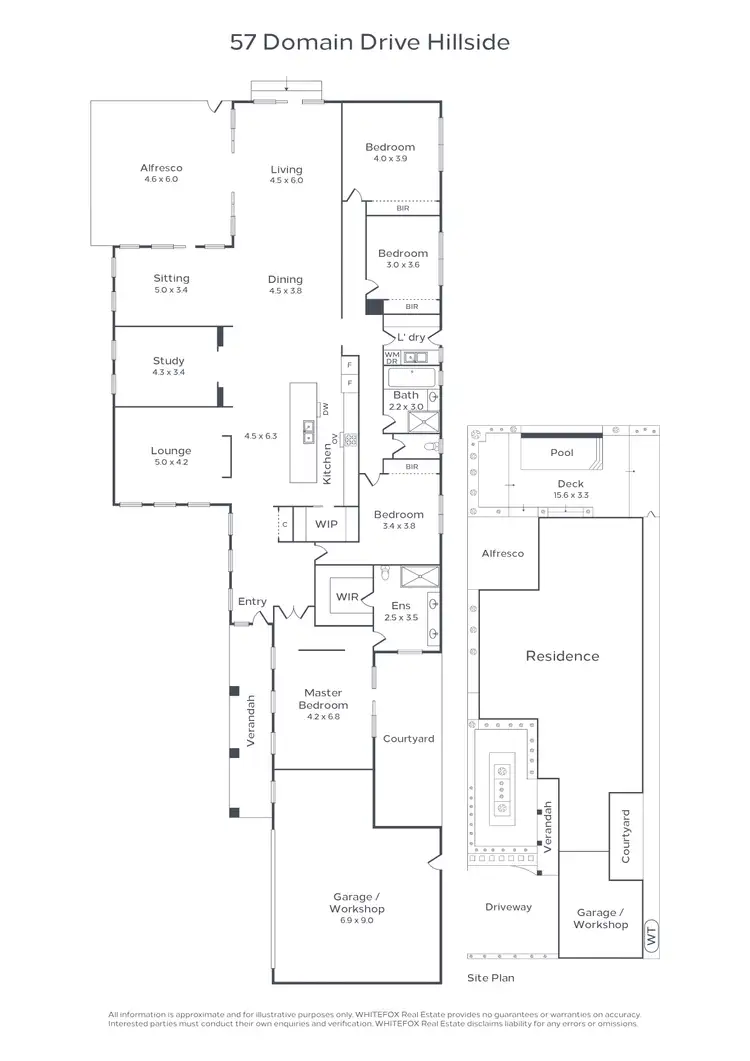 Floorplan of Homely house listing, 57 Domain Drive, Hillside VIC 3037