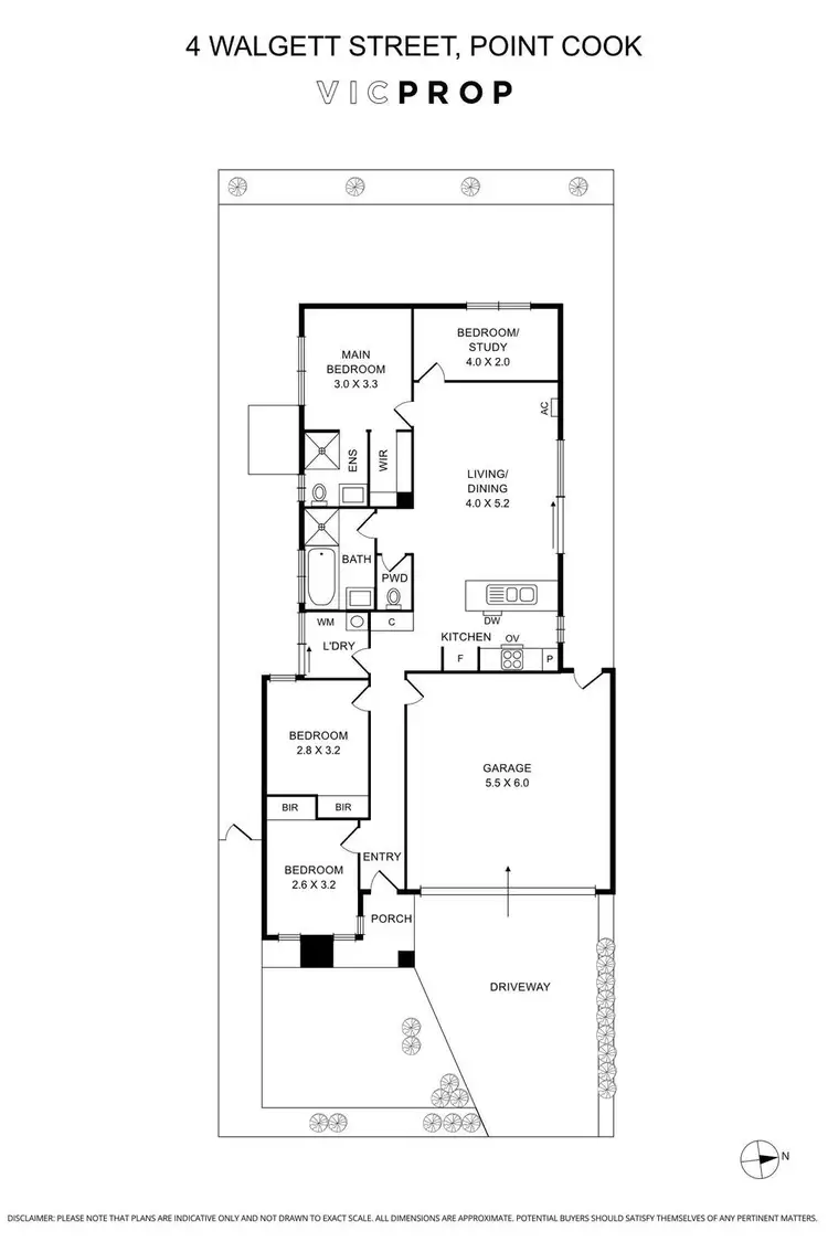 Floorplan of Homely house listing, 4 Walgett Street, Point Cook VIC 3030