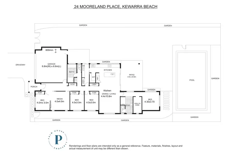 Floorplan of Homely house listing, 24 Mooreland Place, Kewarra Beach QLD 4879