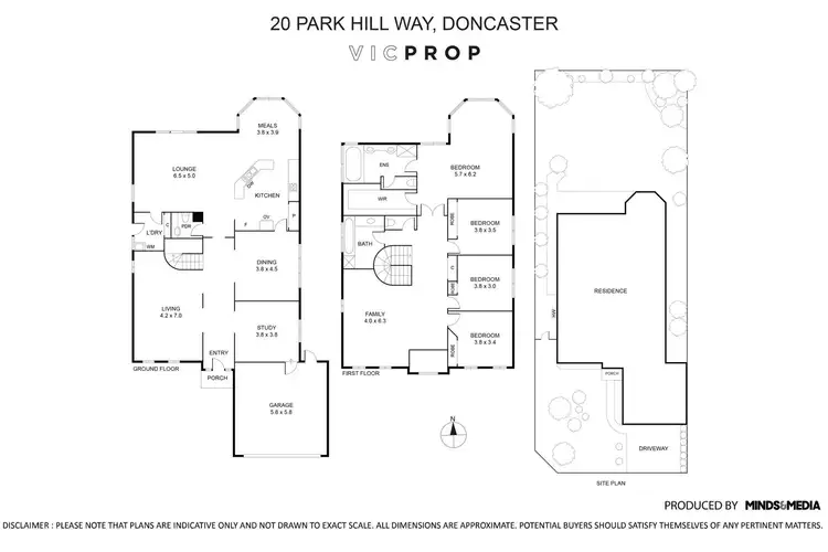 Floorplan of Homely house listing, 20 Park Hill Way, Doncaster VIC 3108