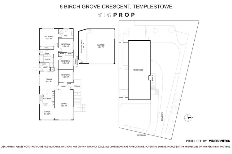 Floorplan of Homely house listing, 6 Birchgrove Crescent, Templestowe VIC 3106