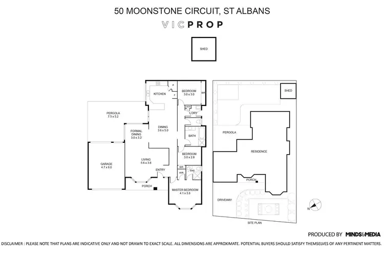 Floorplan of Homely house listing, 50 Moonstone Circuit, St Albans VIC 3021