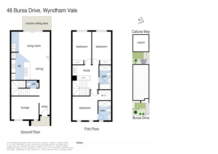 Floorplan of Homely house listing, 48 Bursa Drive, Wyndham Vale VIC 3024