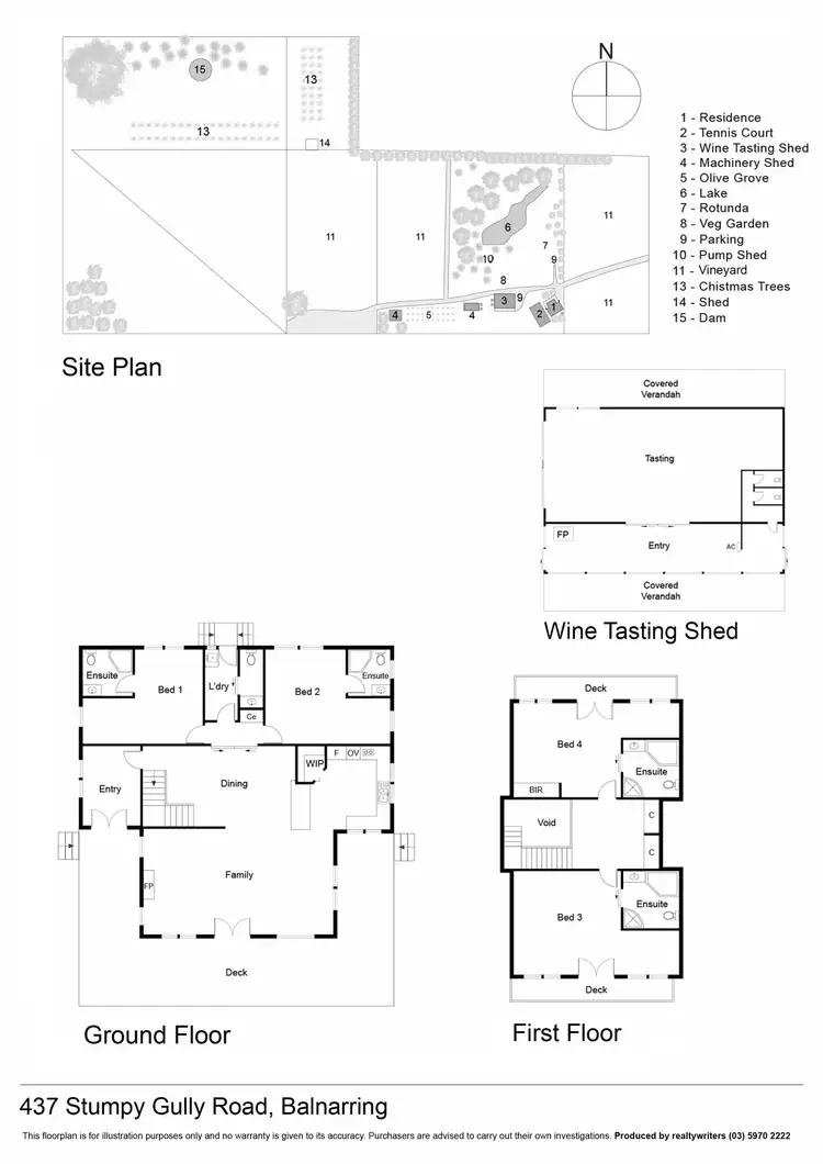 Floorplan of Homely rural property listing, 437 Stumpy Gully Road, Balnarring VIC 3926