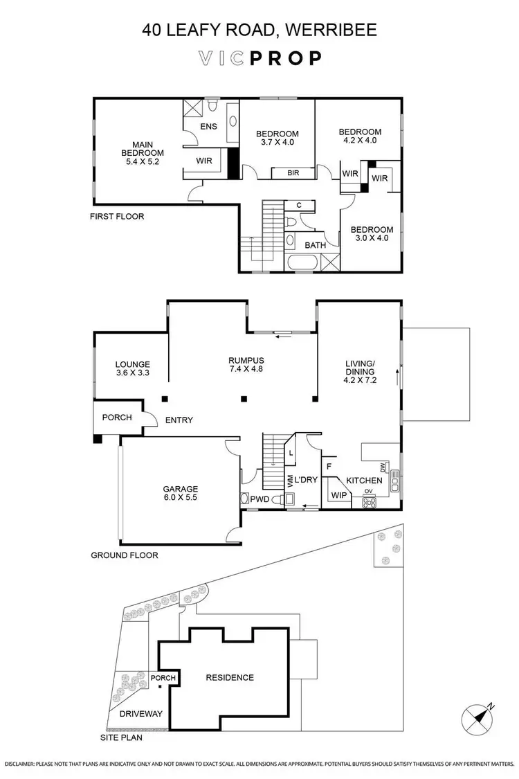 Floorplan of Homely house listing, 40 Leafy Road, Werribee VIC 3030