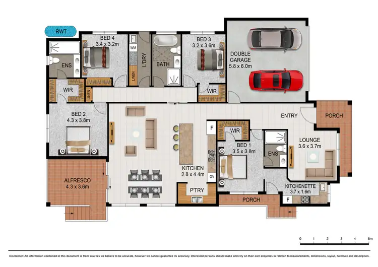 Floorplan of Homely house listing, 34 Apuatimi Crescent, Whitlam ACT 2611