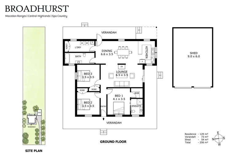 Floorplan of Homely house listing, 48 Ross Street, Malmsbury VIC 3446