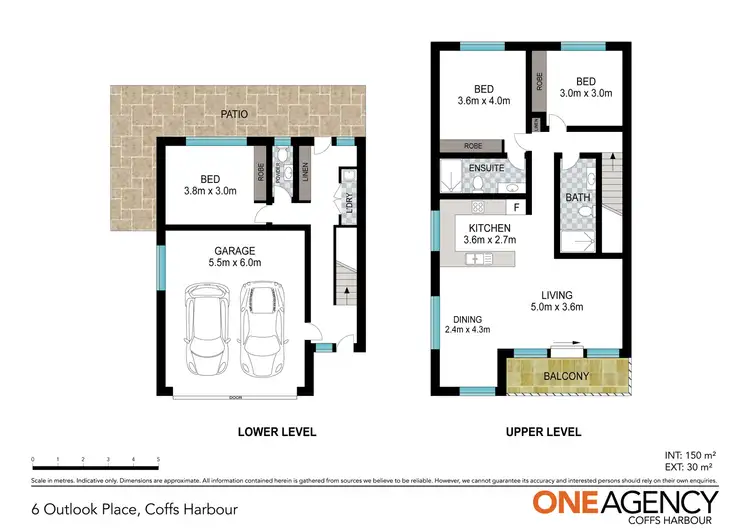 Floorplan of Homely house listing, 6 Outlook Place, Coffs Harbour NSW 2450