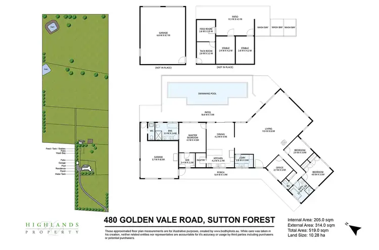 Floorplan of Homely house listing, 480 Golden Vale Road, Sutton Forest NSW 2577