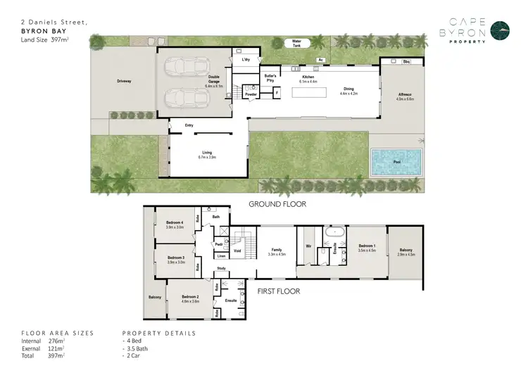 Floorplan of Homely house listing, 2 Daniels Street, Byron Bay NSW 2481