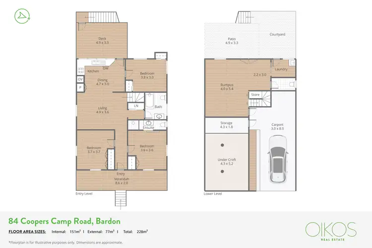 Floorplan of Homely house listing, 84 Coopers Camp Road, Bardon QLD 4065