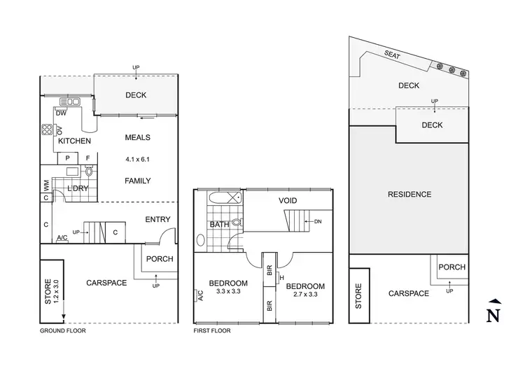Floorplan of Homely townhouse listing, 7/3 Manikato Avenue, Mordialloc VIC 3195