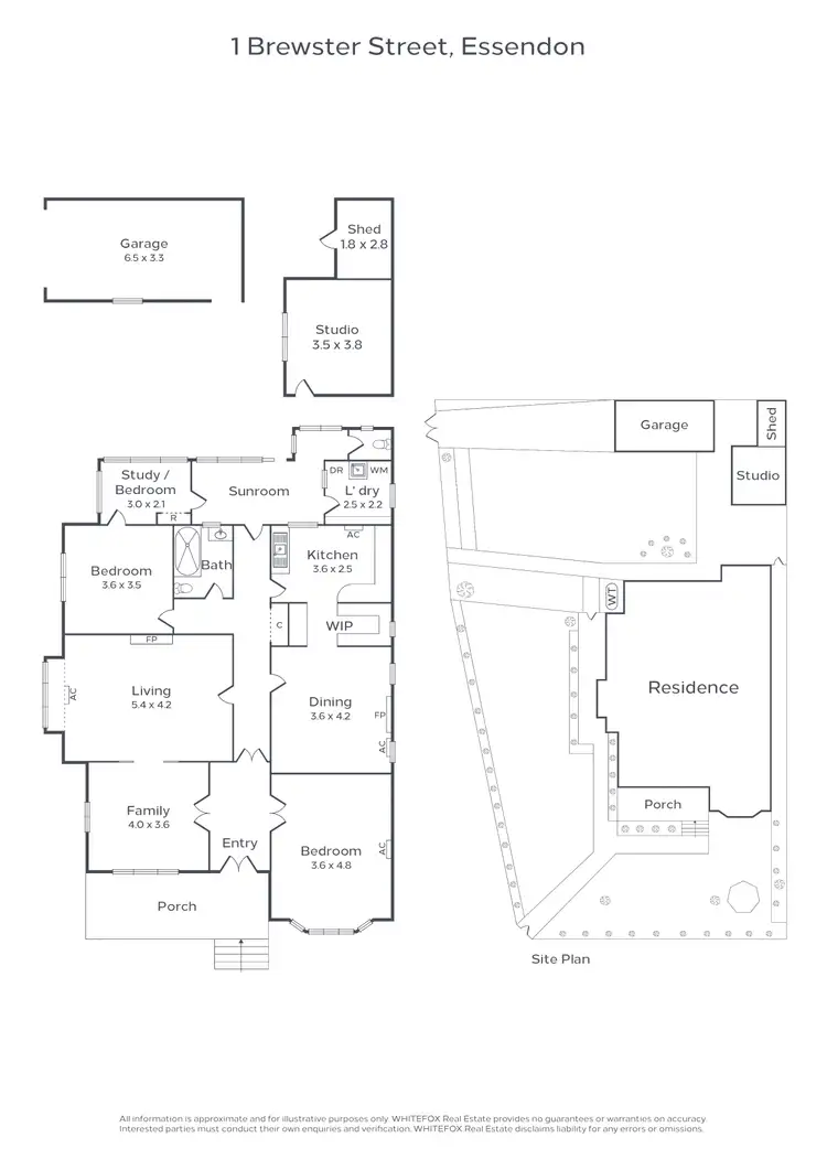 Floorplan of Homely house listing, 1 Brewster Street, Essendon VIC 3040