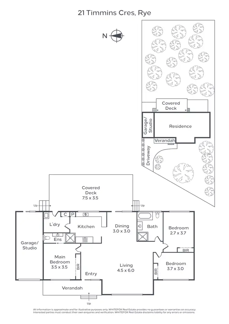 Floorplan of Homely house listing, 21 Timmins Crescent, Rye VIC 3941