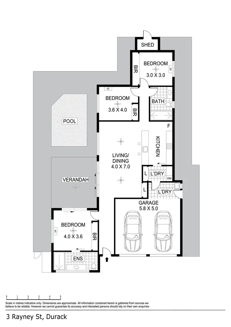 Floorplan of Homely house listing, 3 Rayney Street, Durack NT 830