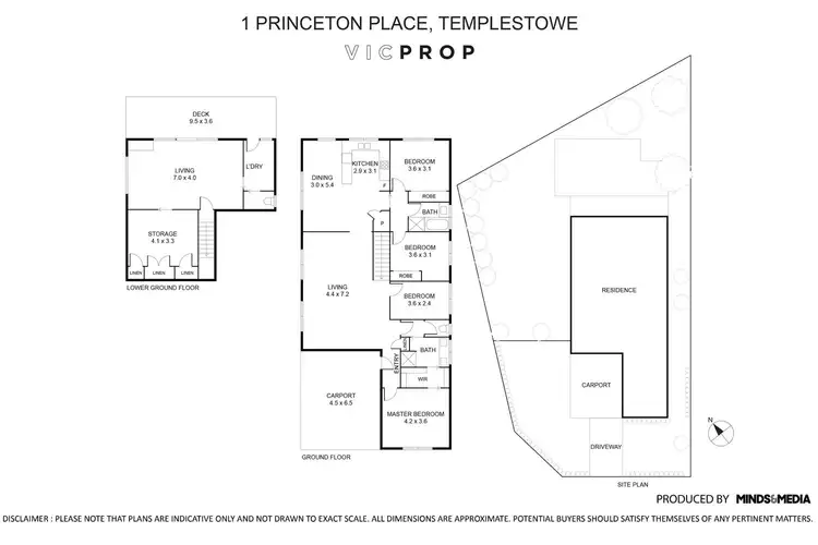 Floorplan of Homely house listing, 1 Princeton Place, Templestowe VIC 3106