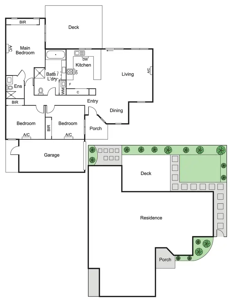Floorplan of Homely unit listing, 36A Barrington Street, Bentleigh East VIC 3165