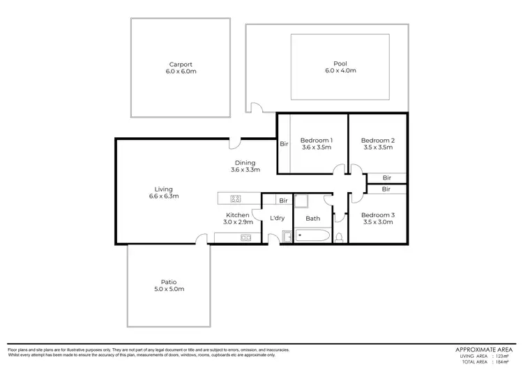 Floorplan of Homely house listing, 53 Katandra Street, Boyne Island QLD 4680