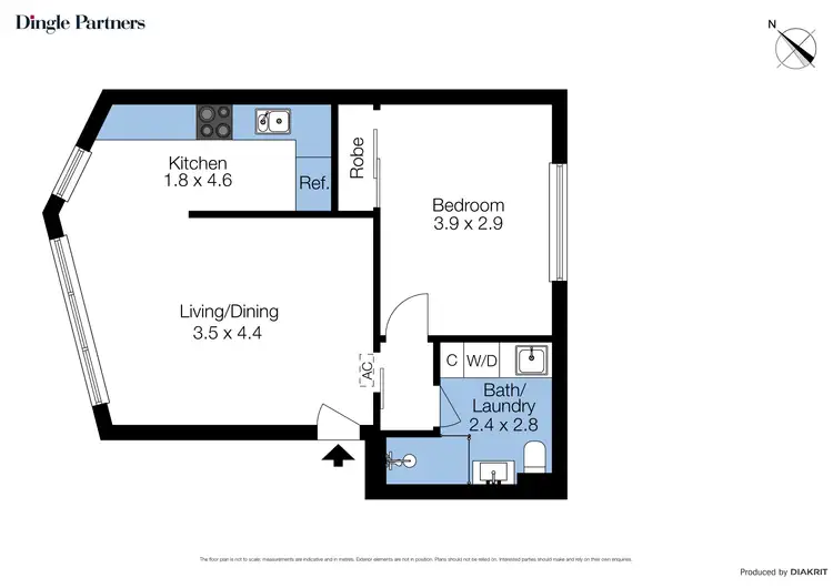 Floorplan of Homely apartment listing, 11/318 Beaconsfield Parade, St Kilda West VIC 3182