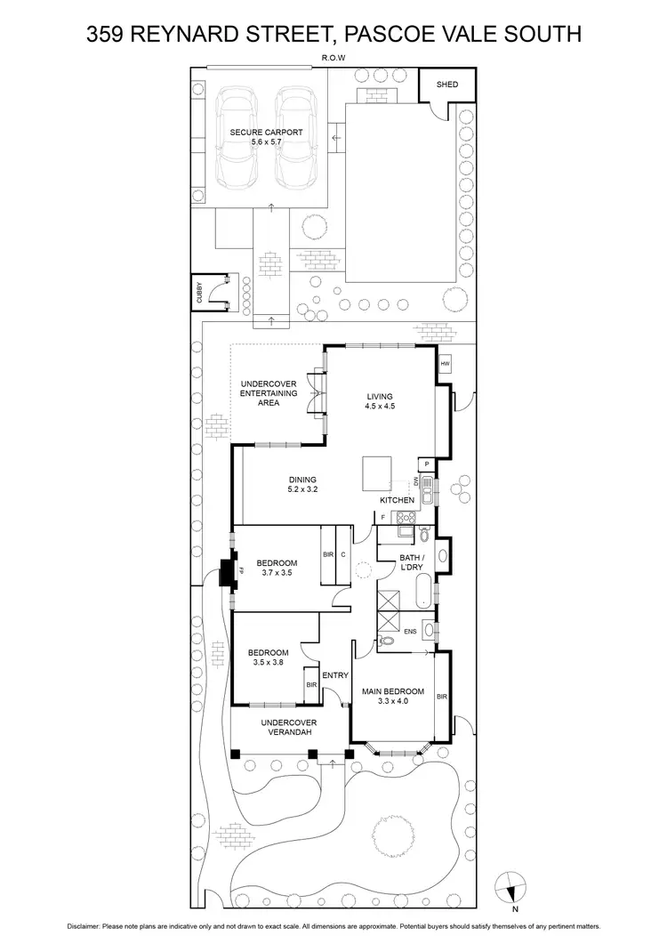 Floorplan of Homely house listing, 359 Reynard Street, Pascoe Vale South VIC 3044