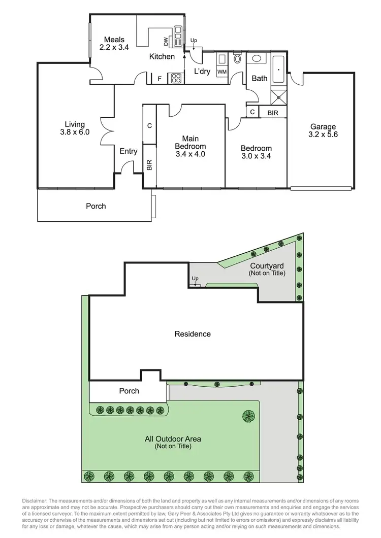 Floorplan of Homely villa listing, 1/4 Waratah Avenue, Glen Huntly VIC 3163