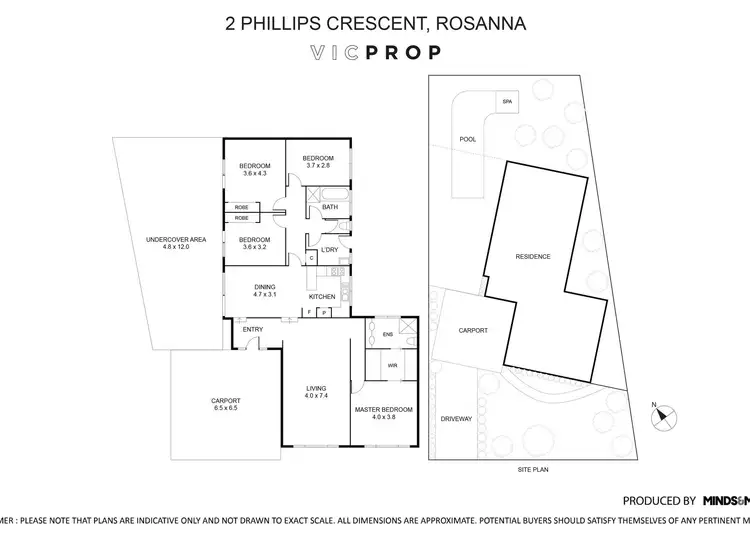 Floorplan of Homely house listing, 2 Phillips Crescent, Rosanna VIC 3084